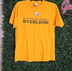 Steelers NFL Team Apparel Shirt VTG - Men’s Large Stitched Logo